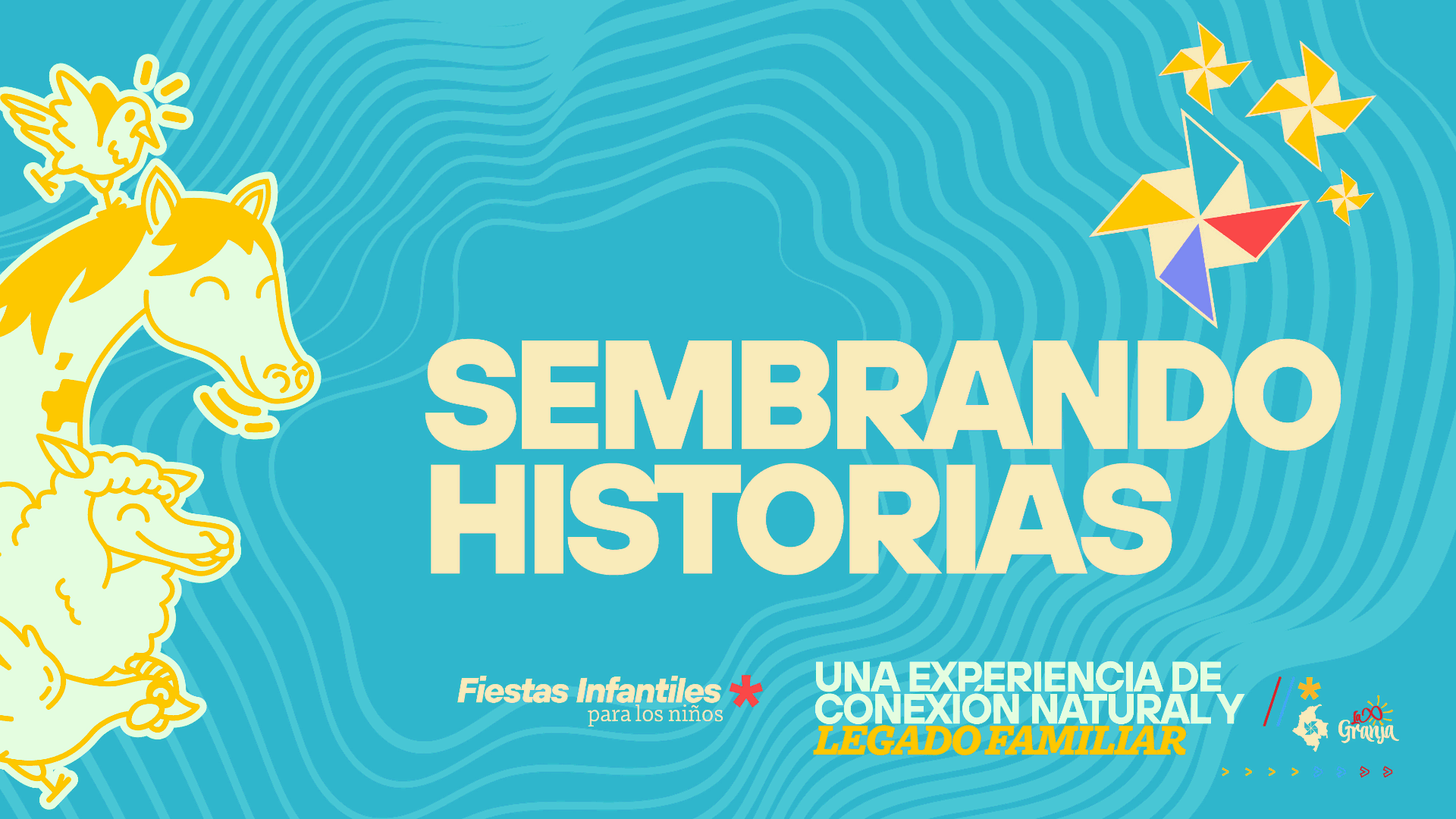 Descripción de fiestas infantiles campestres en La Granja Tenjo, Cundinamarca